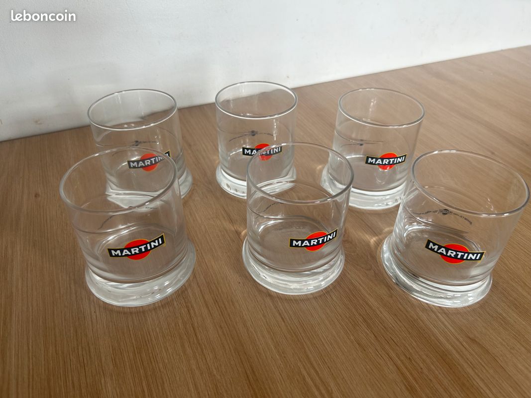 Lot de 6 verre martini (image 1)