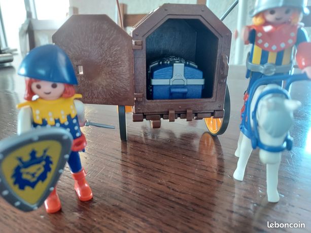 Playmobil 3314 – Prince, Convoi Et Trésor – Chevaliers & Moyen-Âge – Occasion