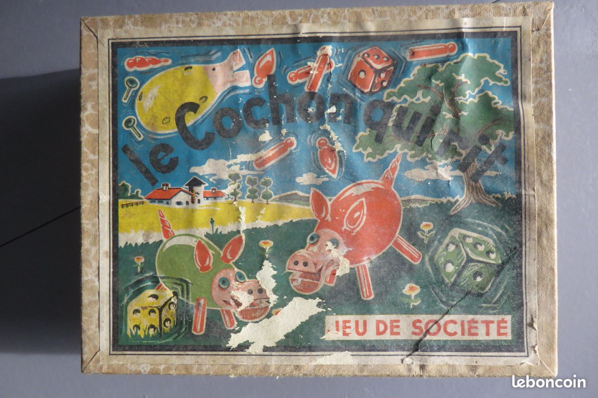 Jeu Vintage "Le Cochon Qui Rit" Complet - Jeu De Société Michel En Superbe état
