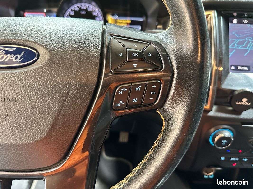 Ford ranger double cabine 2.0 tdci 215ch bva10 wildtrak 4x4 - carplay - attelage - camera de recul (image 30)