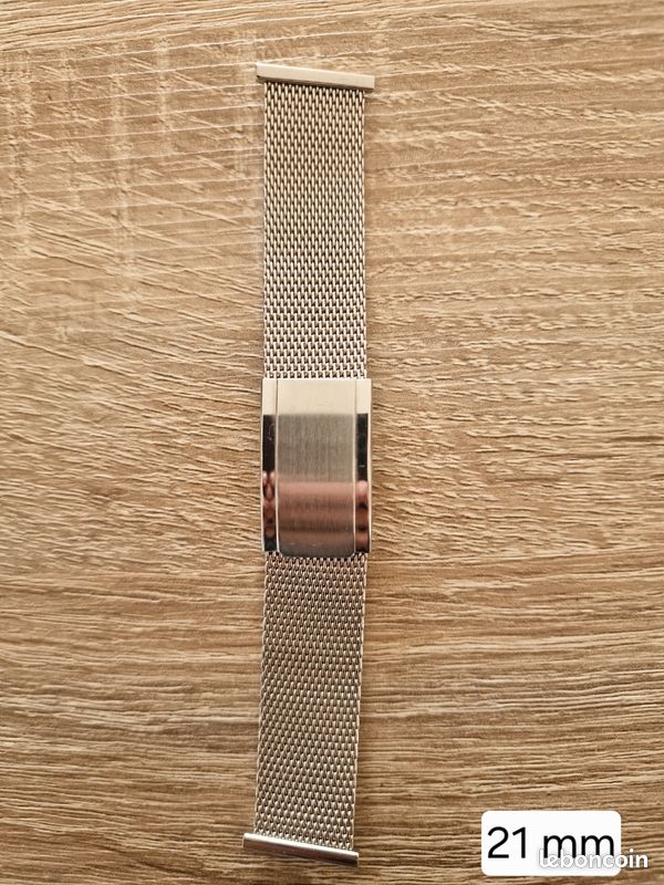 Bracelet De Montre ZRC Plaqué Or 21mm - Neuf Avec étiquettes - Pour Homme - Remplacement Ou Customisation