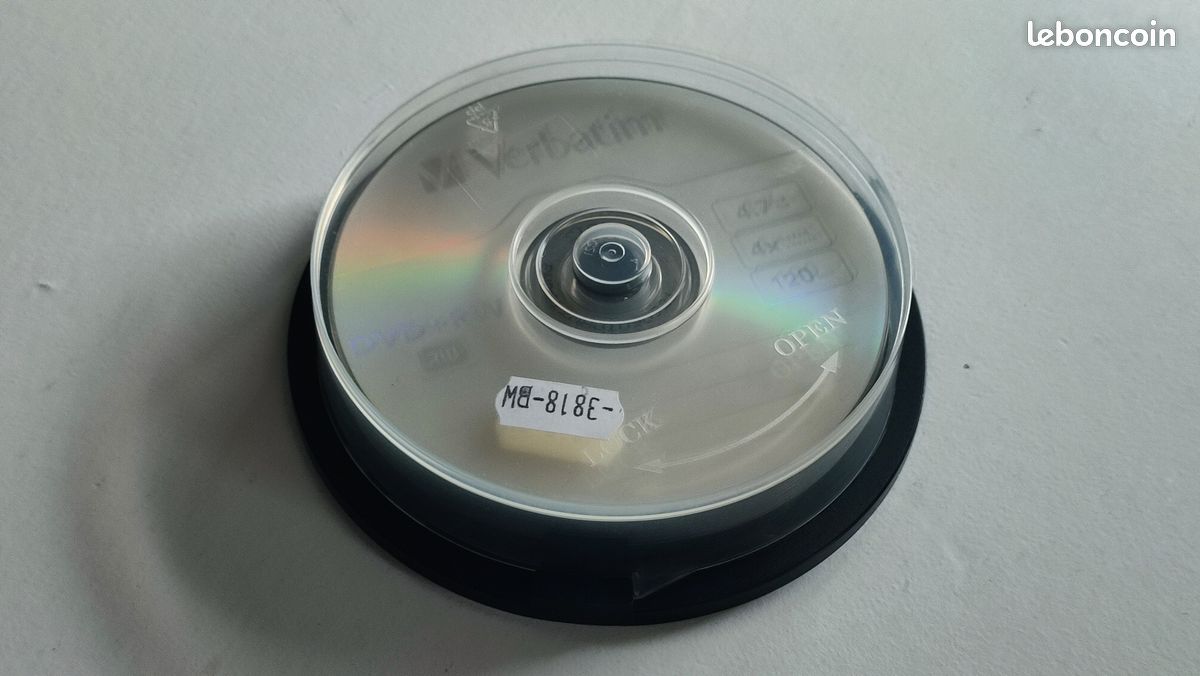 Lot de 12 DVD-RW vierges, Verbatim, NEUF (image 1)