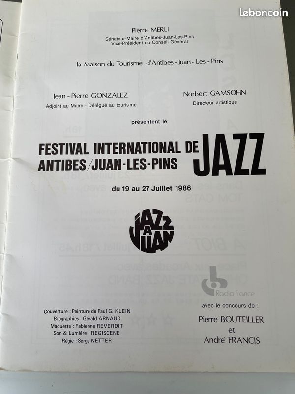 Jazz à Juan les Pins 1986 (image 3)