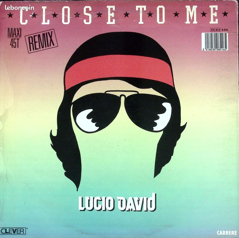 Lucio David - close to me - italo disco - 1985 - Maxi 45 (image 2)