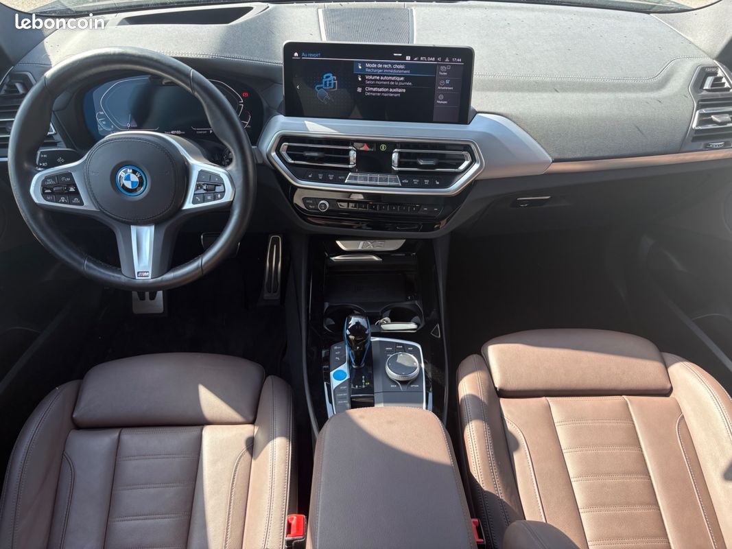 Bmw ix3 electric 285 ch pack m sport 109ppm 80kwh impressive bva / suivi bmw / toit ouvrant / carplay (image 3)