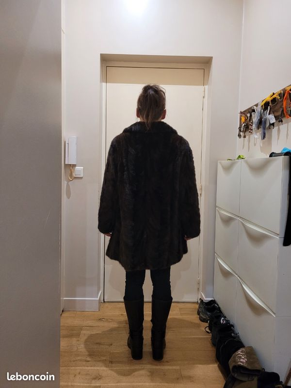Veste élégante fourrure véritable (image 4)