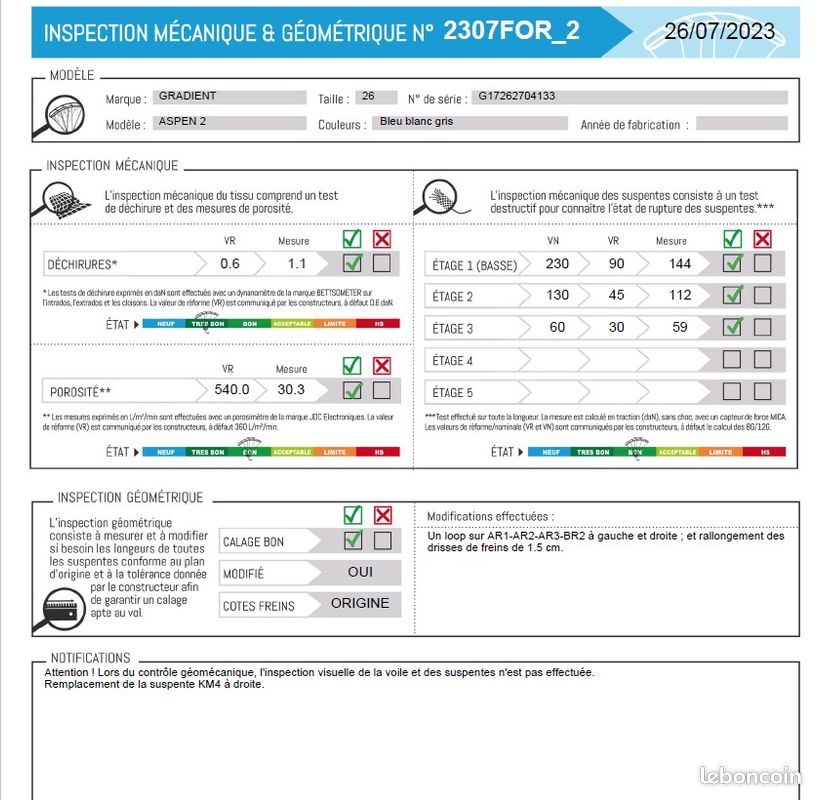 Parapente aspen 2. 26 (image 3)