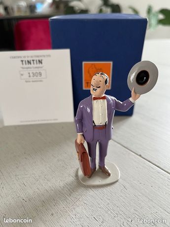 FIGURINE TINTIN COLLECTION Officielle Éd Moulinsart Séraphin Lampion