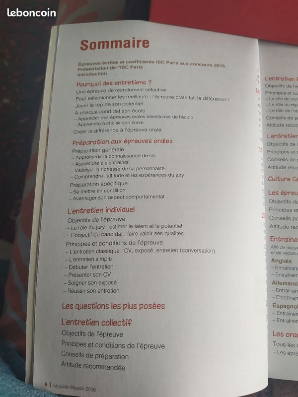Livre, oraux écoles de commerce (image 3)