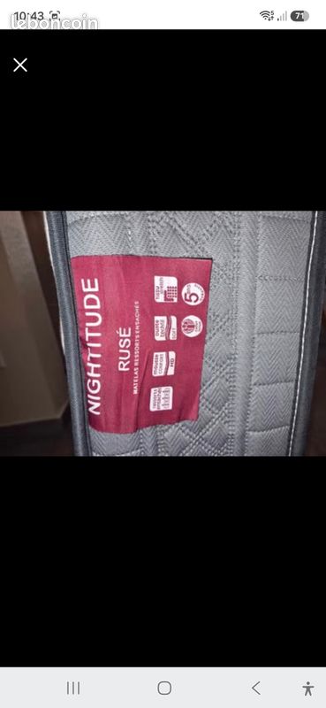Matelas NIGHTITUDE Rusé 90/190 (image 4)