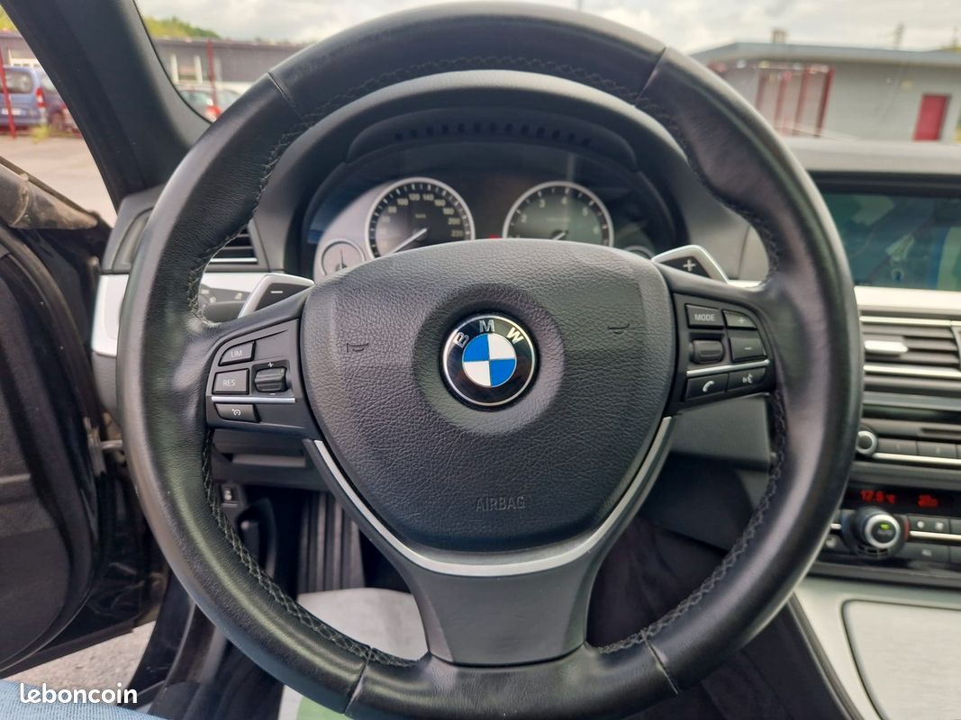Bmw Série 5 F10 Luxe ActiveHybrid 340ch (535i) / Caméra 360 / Xénon / Toit Ouvrant / GARANTIE 1AN (image 11)