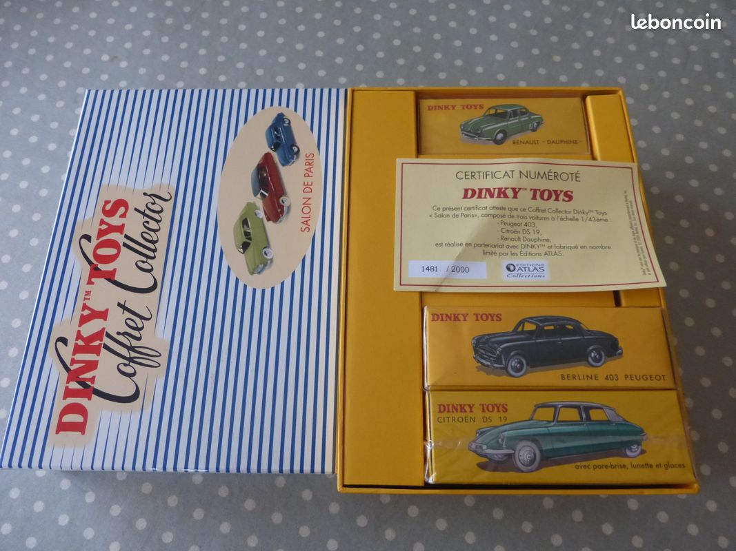 Atlas Dinky Toys coffret collector les prototypes de 1960