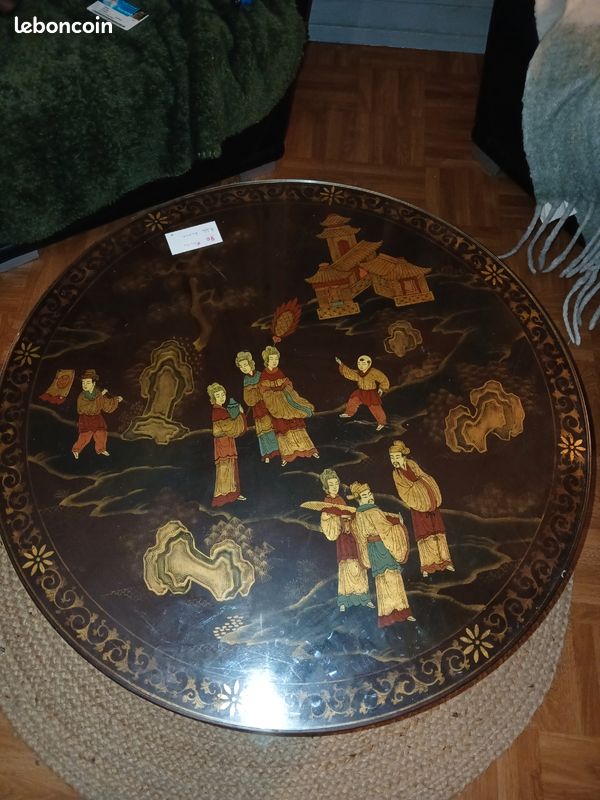 Table base motif asiatique (image 1)