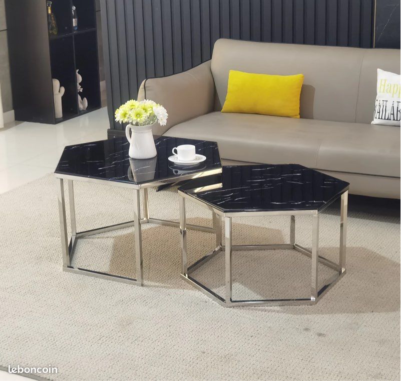 Table basse Gigogne Hexagonale (image 3)