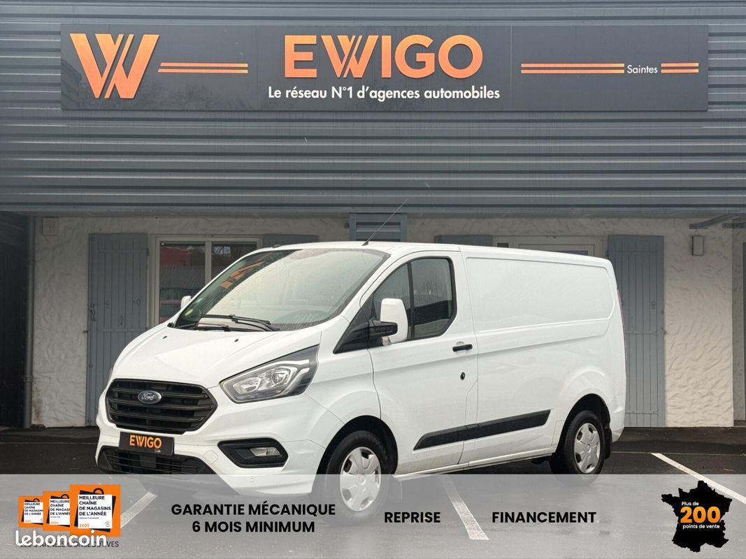Ford transit custom fourgon 270 2.0 tdci 130 l1h1 limited / carplay / camera de recul / attelage (image 1)