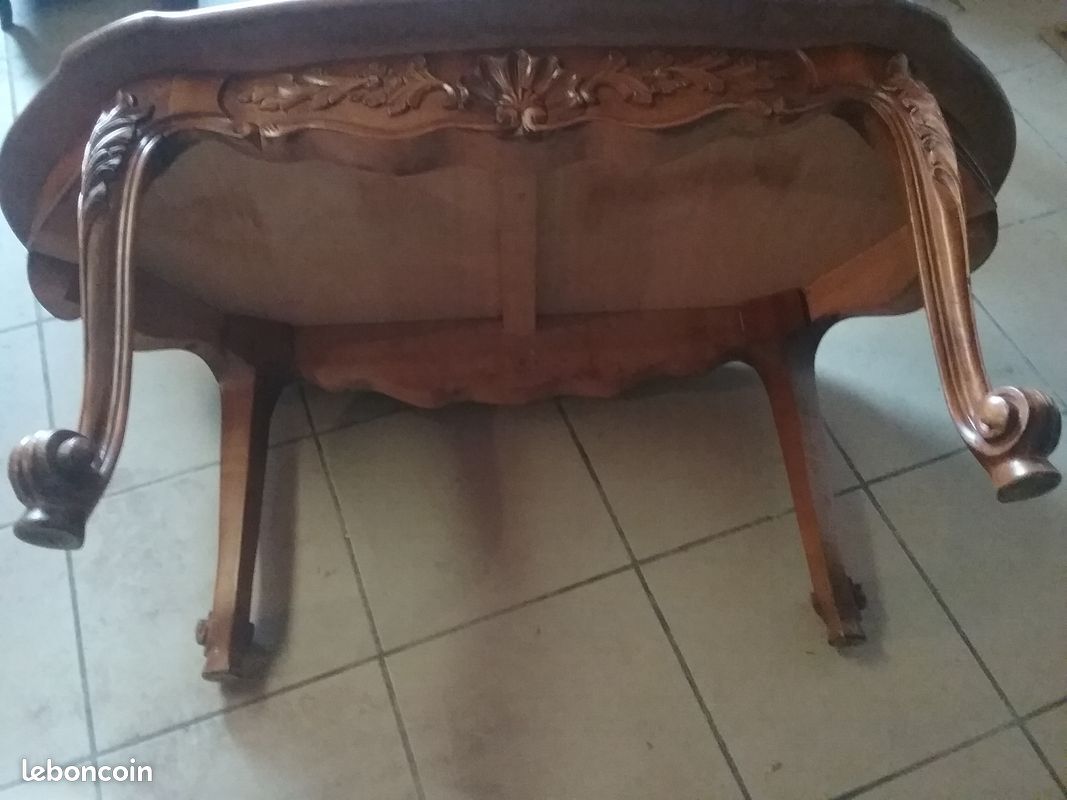 Table basse style Louis XV en merisier (image 3)