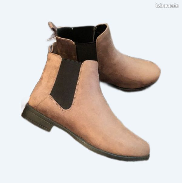 Beige Femme Hm Bottines Chelsea Chelsea Boots Femme Tanéo Beige