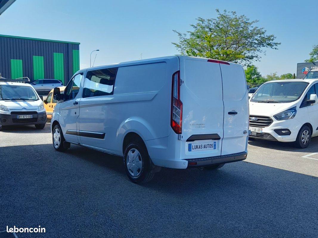 Ford transit custom cabine approfondie 6 places l2h1 130cv trend business prix 19000 euros ht (image 4)