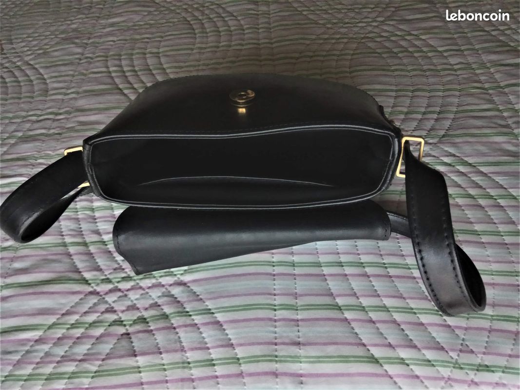 Sac en cuir noir (image 5)