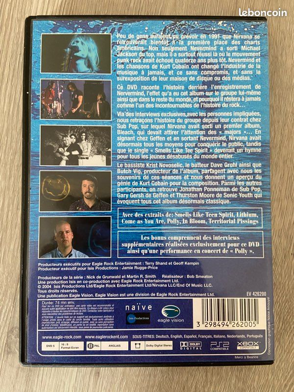 Dvd nirvana nevermind 2004 (image 2)