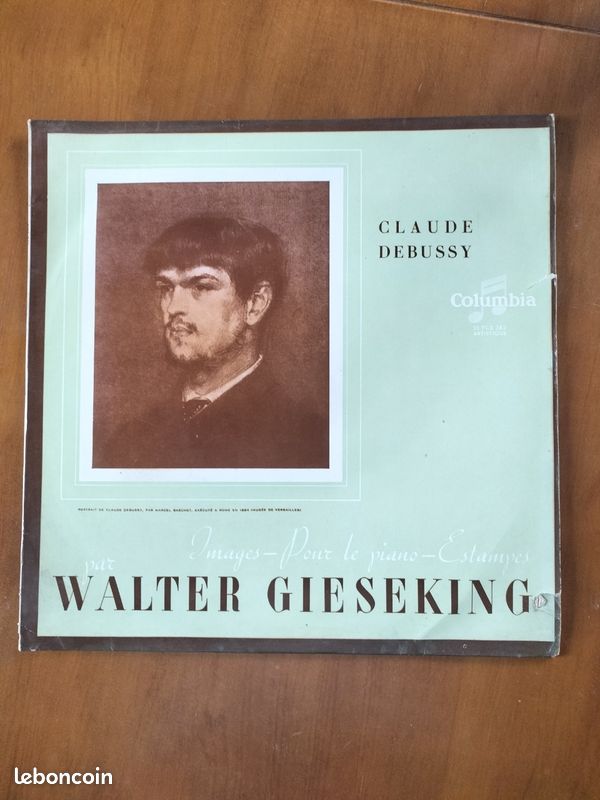 Disque vinyle Claude Debussy (image 1)