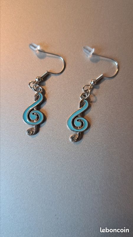 Boucles d'oreilles note de musique 🎵 (image 2)