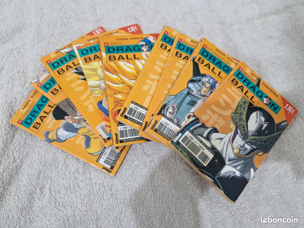 Lot de 9 tomes Dragon Ball kiosque orange (image 5)