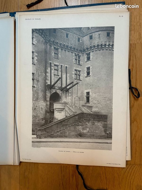 Recueil "Châteaux de France" - Intérieurs et Extérieurs - Touraine Hector Saint Sauveur (image 11)