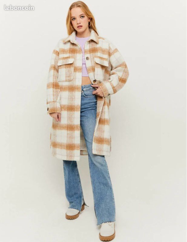 Manteau à carreaux Tally weilj (image 1)