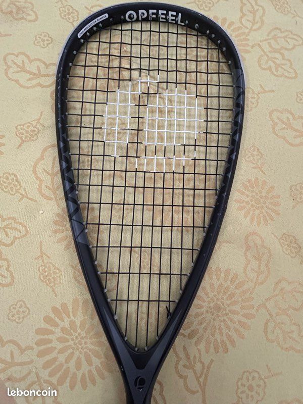 Raquette de squash en aluminium Matrix Impact 20 avec prise souple, noir/gris, 2