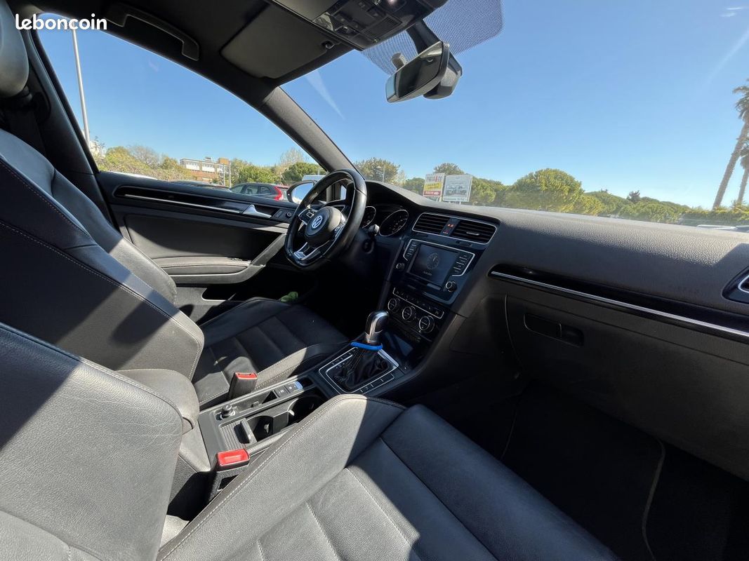 Volkswagen golf gtd 2.0 tdi 184 cv bv dsg 6 suivi complet vw camera / sieges cuir / feux led (image 6)