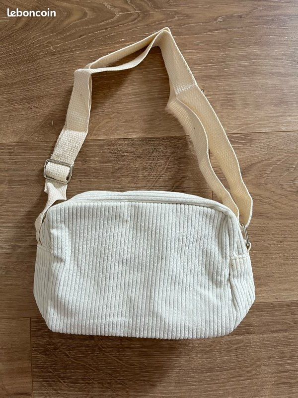 Sac bandoulière crème (image 2)