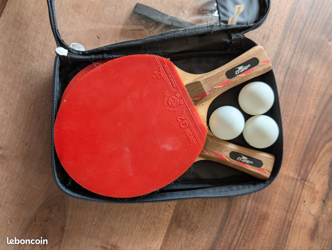 Ensemble Raquettes Ping Pong Filet et Balles
