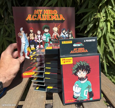 Album + Porte-Cartes - Panini - My Hero Academia - 200 Stickers Et 50 Cartes - Autre jeu de plein air - Achat & prix
