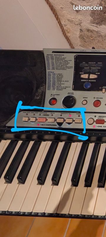 Synthétiseur Yamaha PSR-550 (image 3)