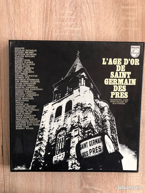 « l’âge d’or de saint Germain des prés » vinyles 33trs (image 1)