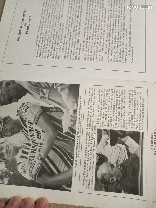 Livre D'Or Du Cyclisme 1984 - Spécial Laurent Fignon - Bon état