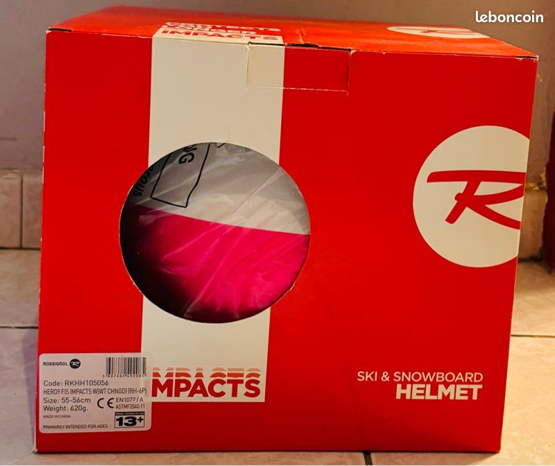Casque HER09 FIS IMPACTS 55-56cm Weight: 620g (image 2)