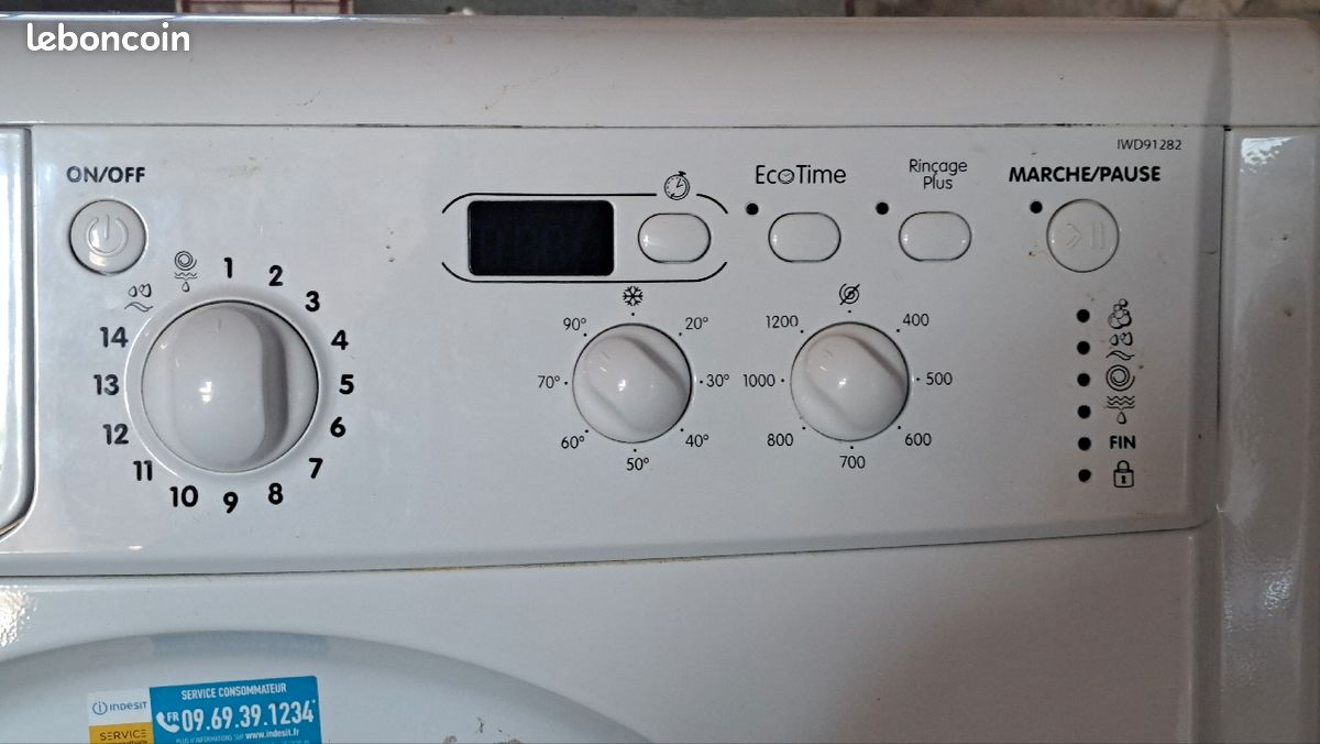 Lave linge 9kg A++ 1200 tr (image 3)
