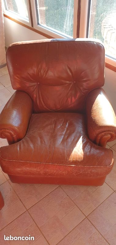 2 fauteuils cuir (image 4)