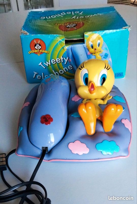 Bijou Téléphone Portable Titi – Tweety For Me, Avenue Of The Stars, Multicolore, Neuf
