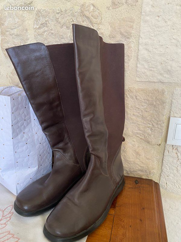 Bottes hautes en cuir (image 2)