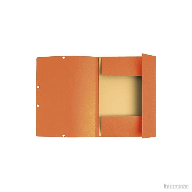 Chemise 3 Rabats Orange - Exacompta (image 3)