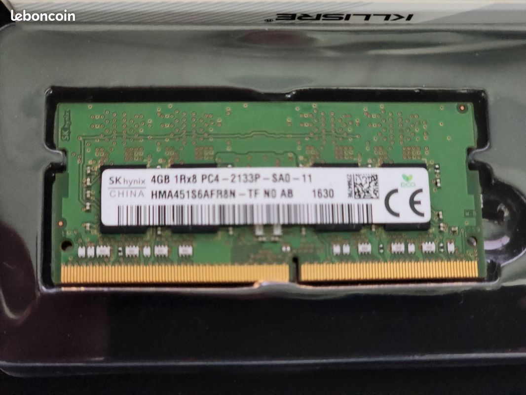 Lot RAM DDR2 PC2-5300 667MHz Pour Portable - 8 Go (4x2Go) Ou 1 Go - Neuf, Garantie à Vie