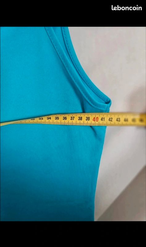 Débardeur femme bleu Women Only – taille 42 - Très bon état (image 7)