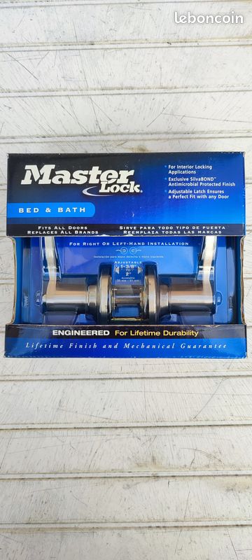 Master Lock modèle Bed & Bath pour porte (image 1)