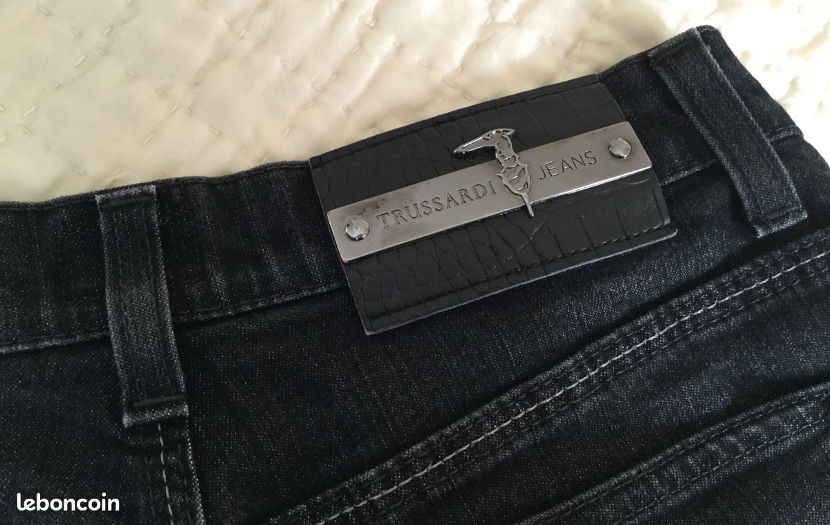 Pantalons droits Trussardi jeans 36 (S, T1) (image 2)