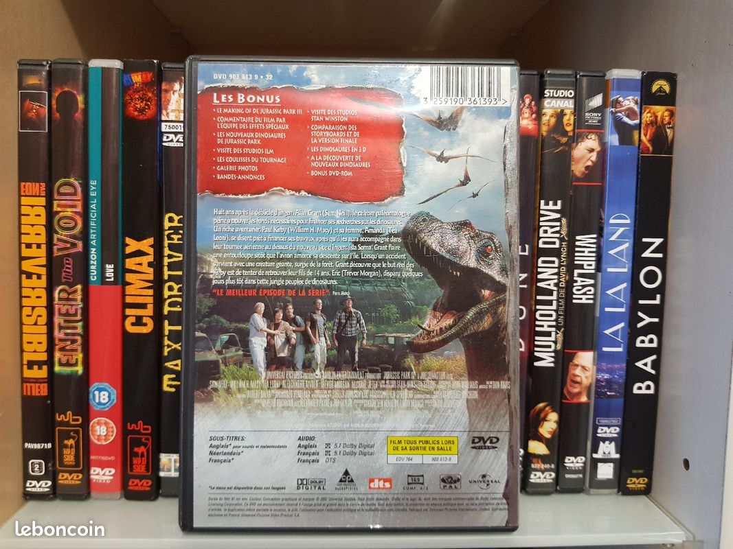 DVD Jurassic Park 3 (image 2)