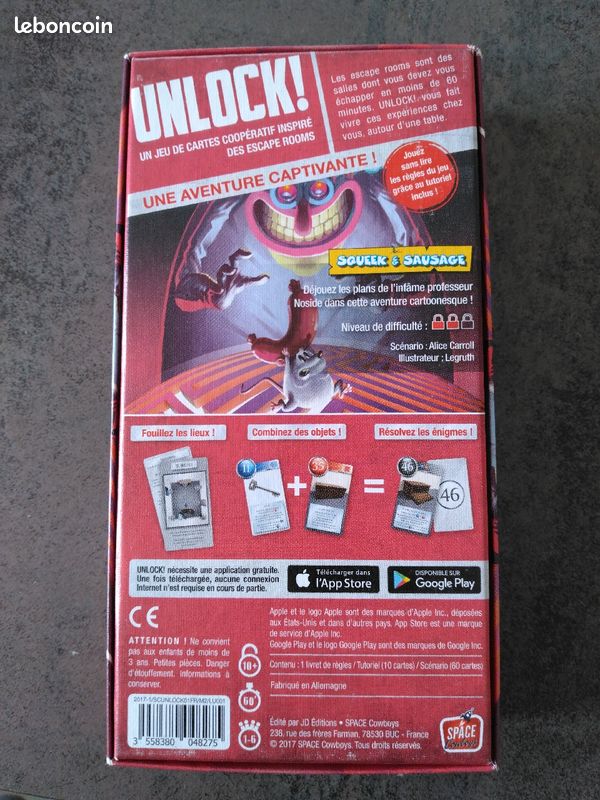 Jeu de société Unlock le jeu d'escape room (image 2)