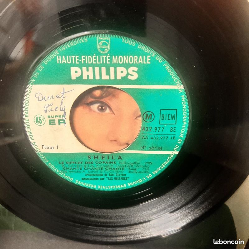Sheila - Le Sifflet Des Copains - Vinyl 45 t (image 3)